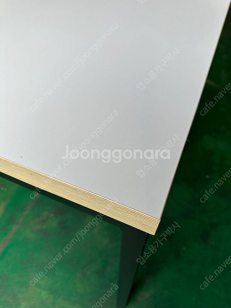 식당 카페 레스토랑 스터디카페 등 깔끔한 업소용 식탁 테이블 화이트자작집성엣지--1